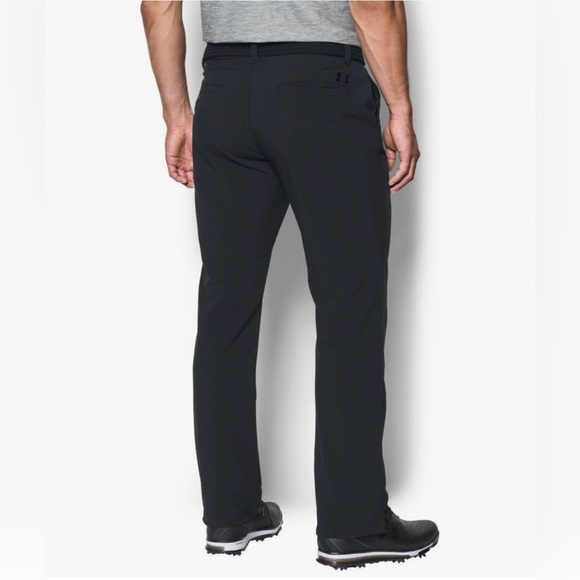 Mens Under Armour Match Play Golf Pants Waist 36 Length 32 Black Activewear - Picture 1 of 11